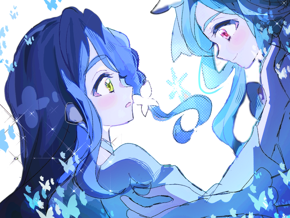 This is a pixiv picture whose title is 煌めき.