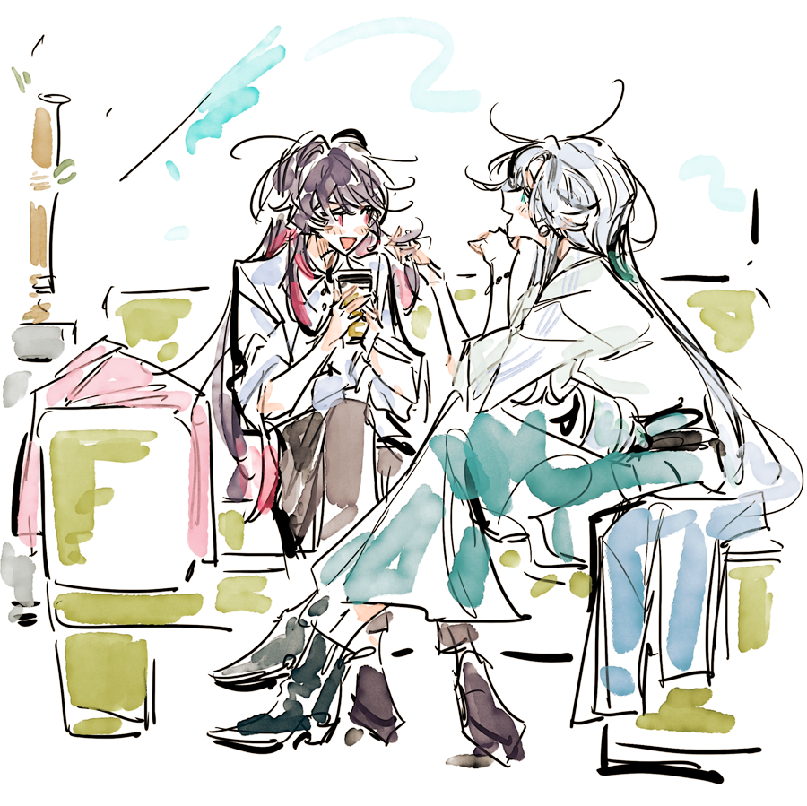 This is a pixiv picture whose title is Lovecurse　望舒×季然まとめ２.