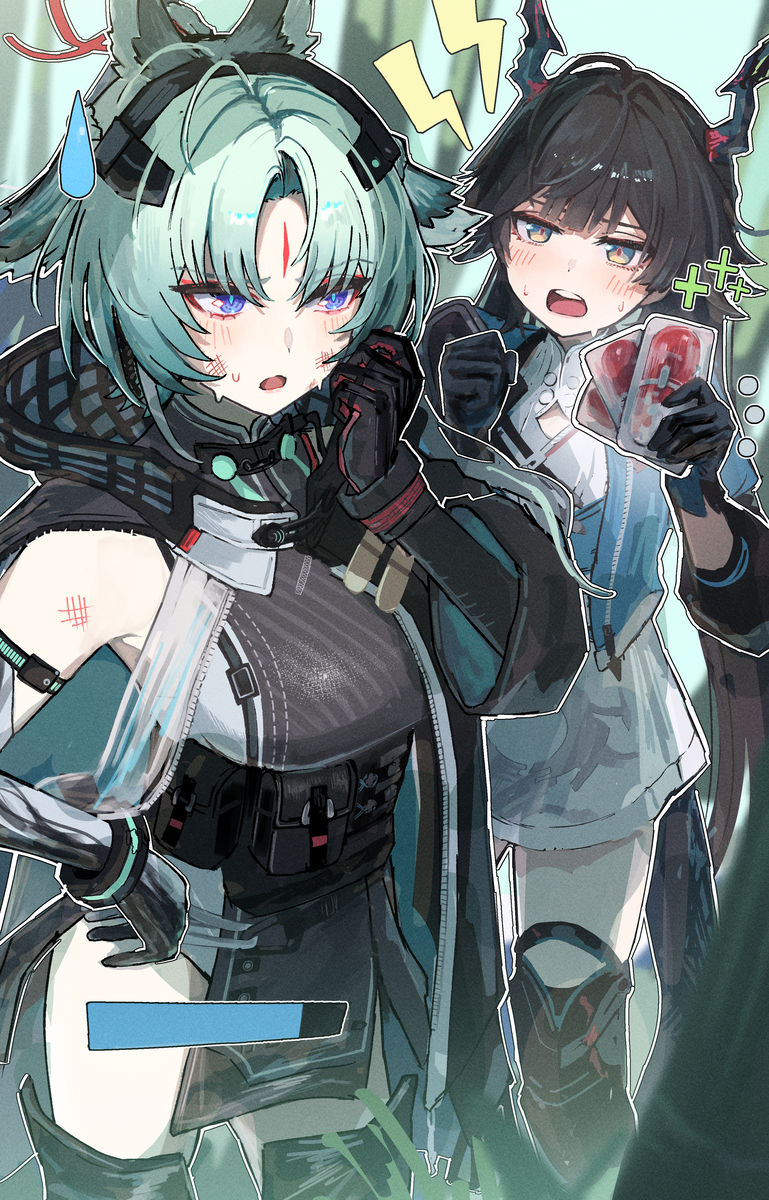 This is a pixiv picture whose title is ちゃんと回復しなよ！.