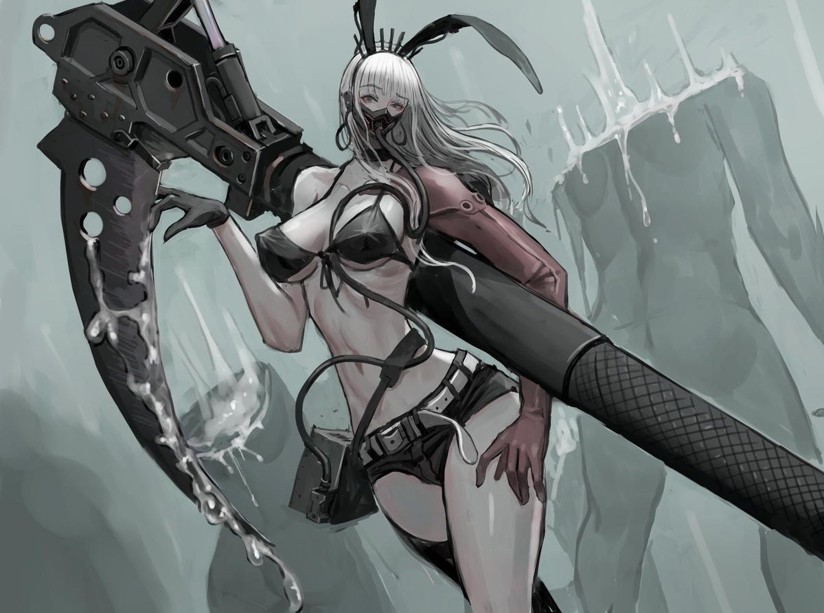 This is a pixiv picture whose title is 戦鎌.