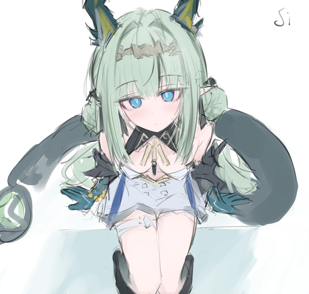 This is a pixiv picture whose title is スー.