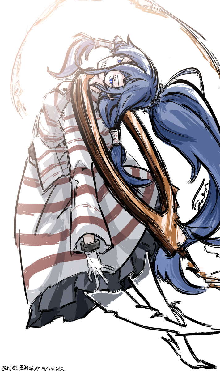 This is a pixiv picture whose title is 【落書】宮出口瑞霊 䅚.