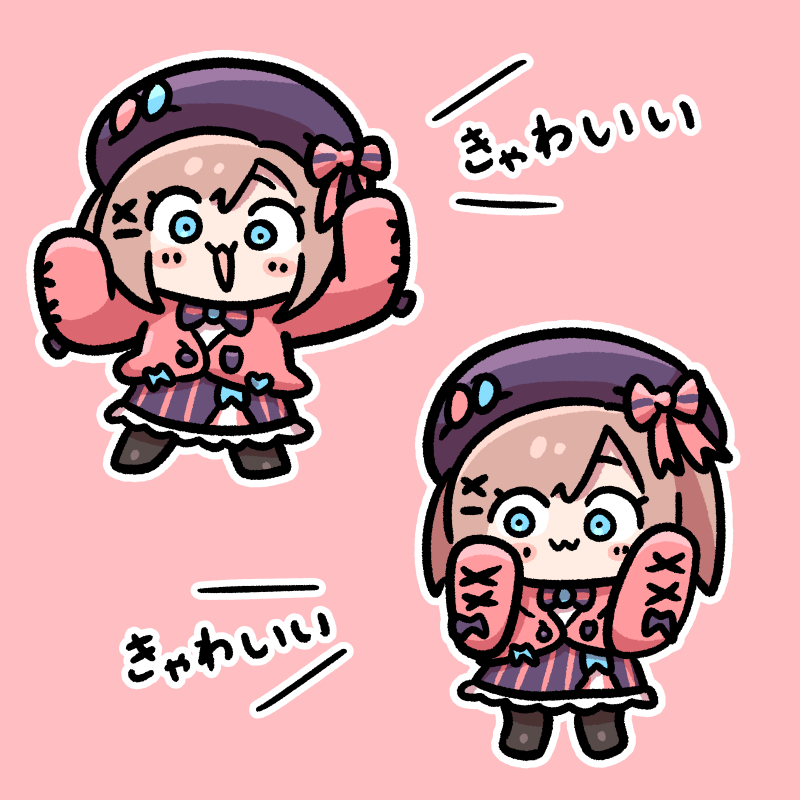 This is a pixiv picture whose title is きゃわいい.