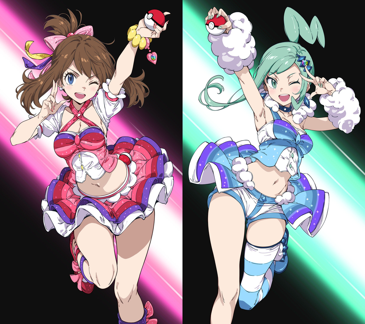 This is a pixiv picture whose title is コンテスト衣装 【バトルカットイン】.