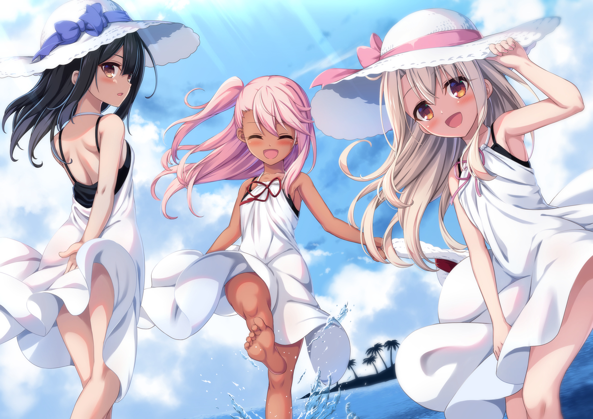 This is a pixiv picture whose title is イリクロ美遊生誕祭2026.