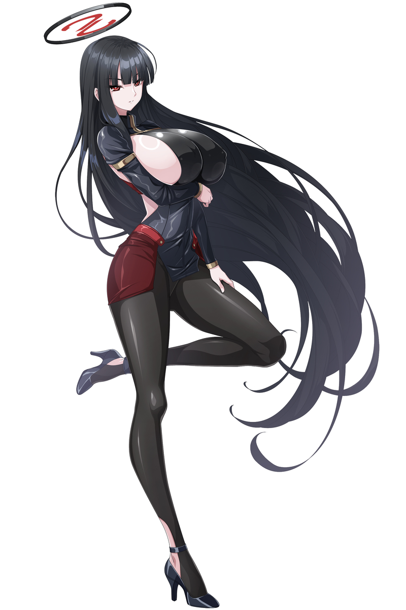This is a pixiv picture whose title is -対魔忍 調月 リオ-.