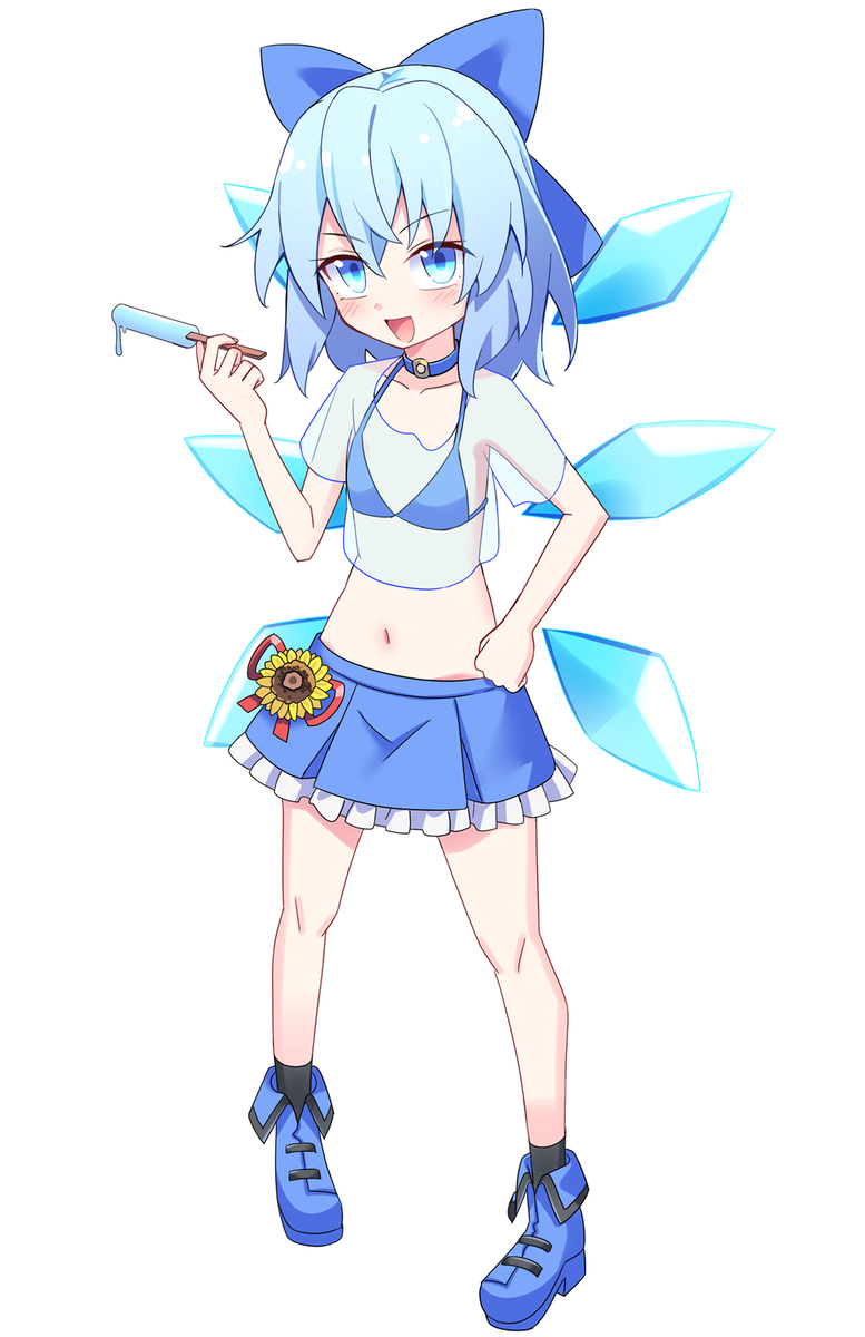 This is a pixiv picture whose title is サマーチルノちゃん.