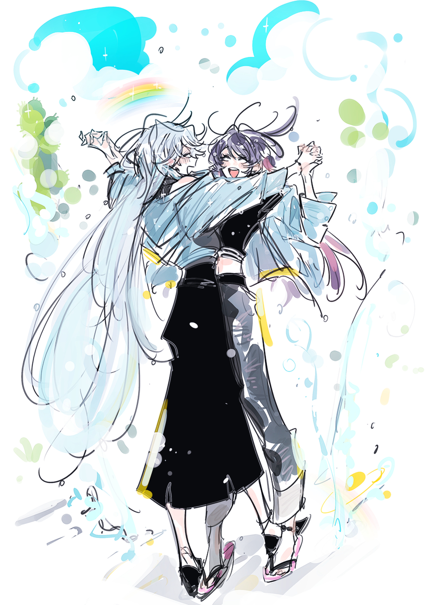 This is a pixiv picture whose title is Lovecurse　望舒×季然まとめ３.