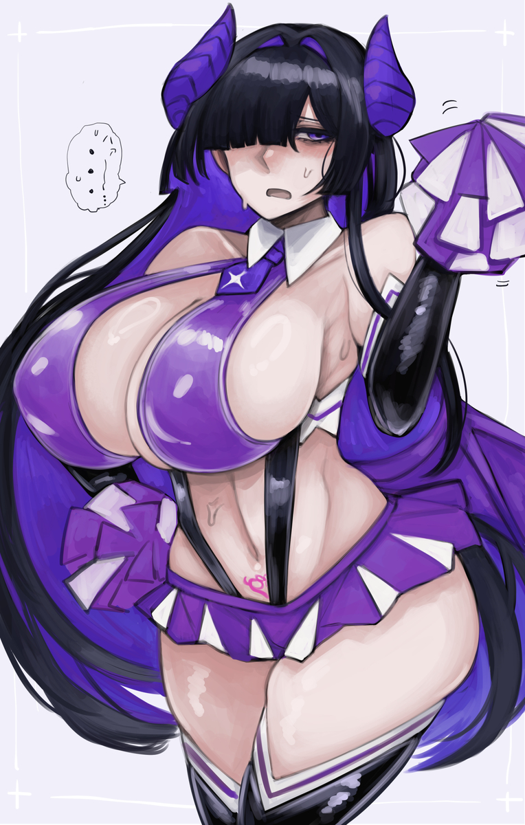 This is a pixiv picture whose title is 夜語トバリ(サキュバスチアコス).