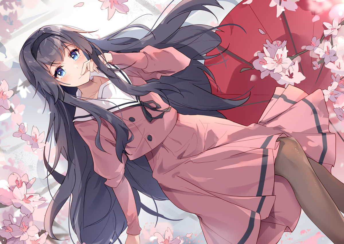 This is a pixiv picture whose title is 薫子.