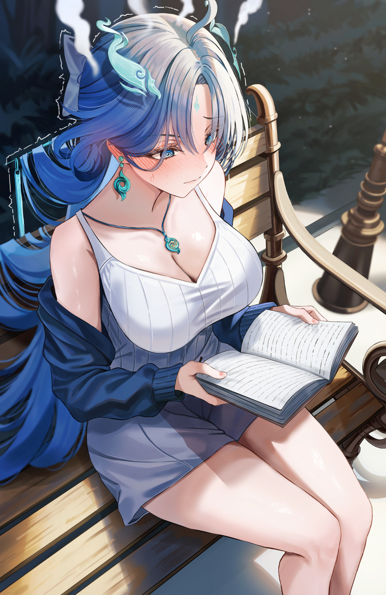 This is a pixiv picture whose title is Qingxiao.