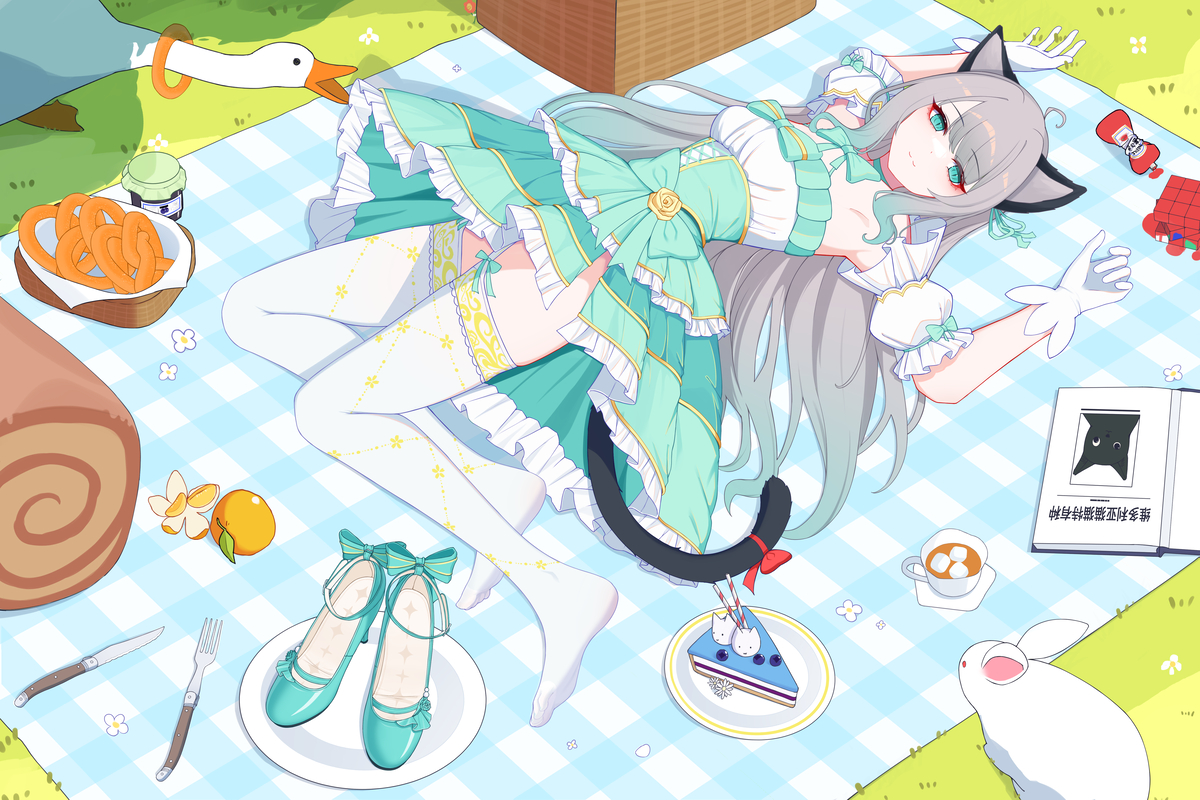 This is a pixiv picture whose title is 长大之后你想当一个好🐱🐱吗.