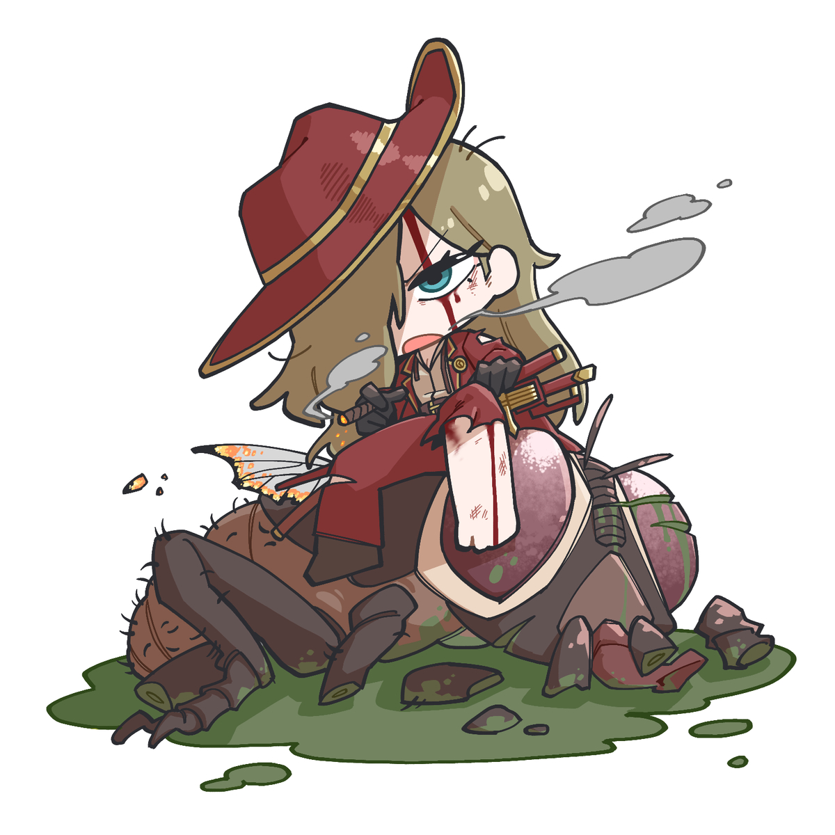 This is a pixiv picture whose title is 연기전쟁 발렌치나.
