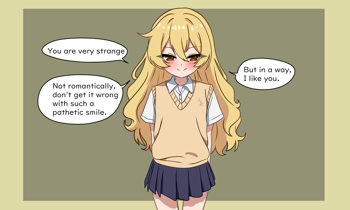 This is a pixiv picture whose title is Kurumi Gyaru.