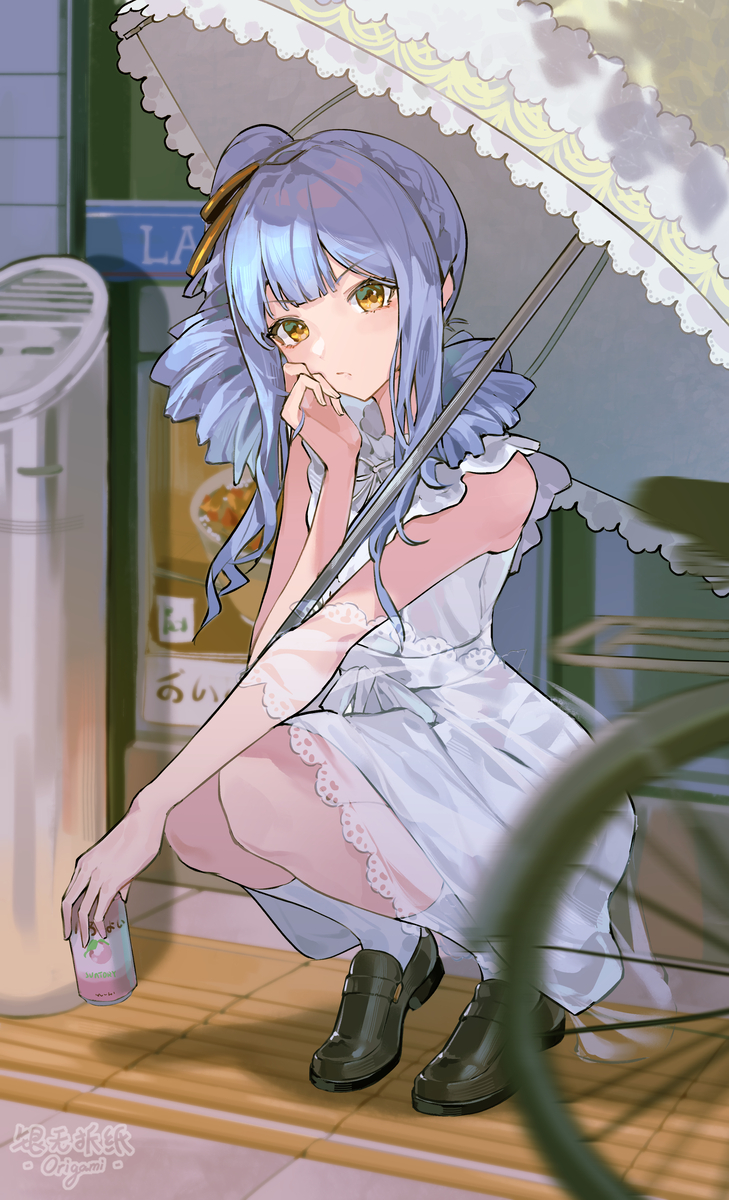 This is a pixiv picture whose title is 单马尾小祥.