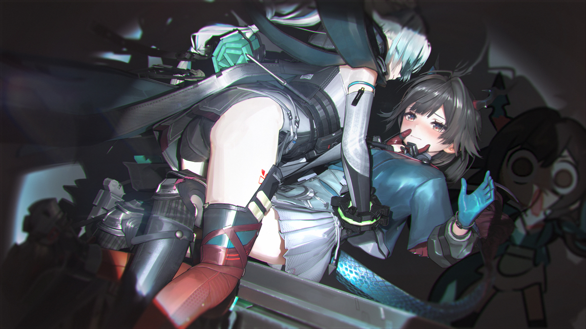 This is a pixiv picture whose title is 李织烟&陈千语.