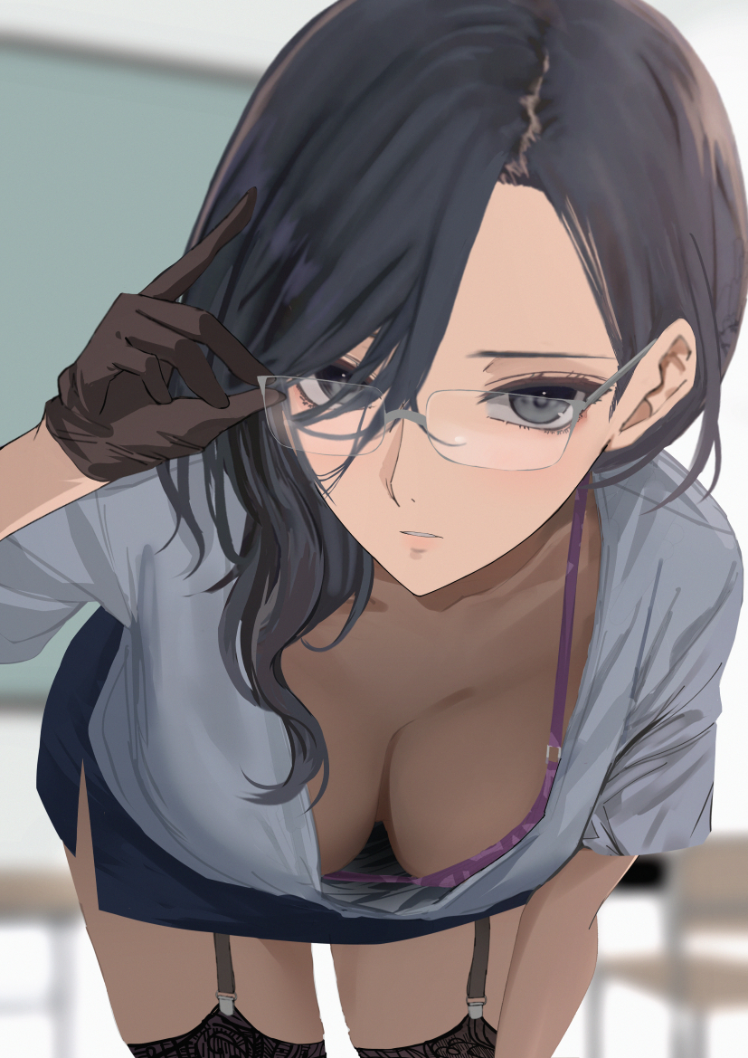 This is a pixiv picture whose title is メガネ.
