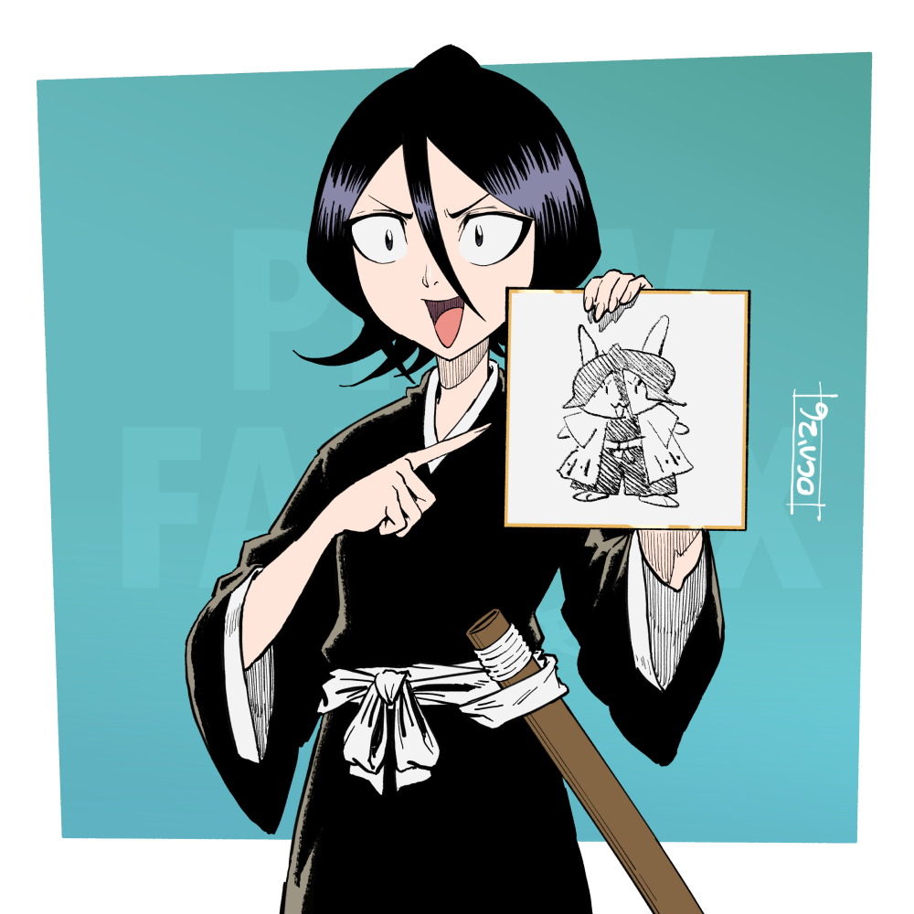This is a pixiv picture whose title is Reward — Rukia Kuchiki.