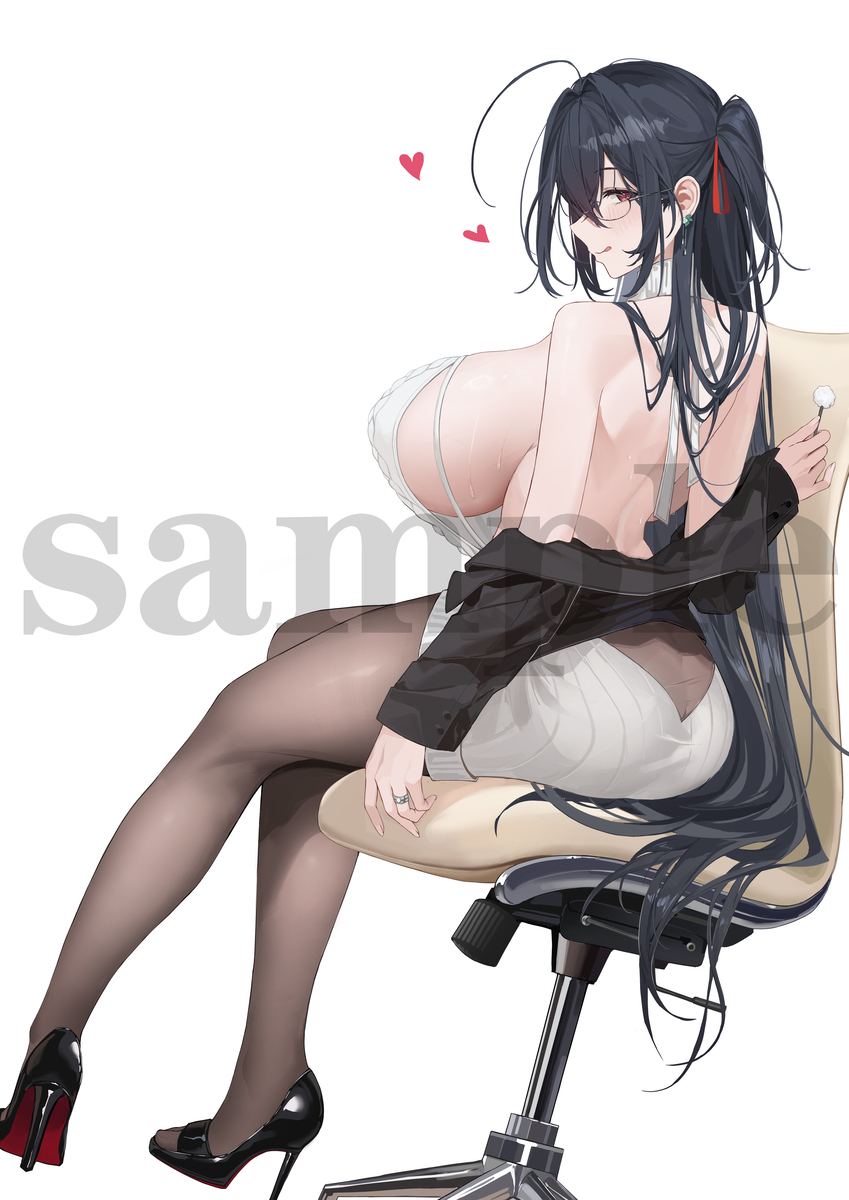 This is a pixiv picture whose title is commission.