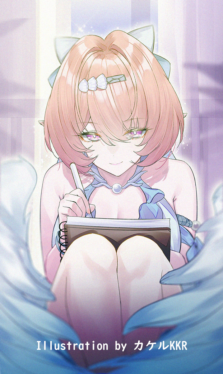 This is a pixiv picture whose title is かくかく.