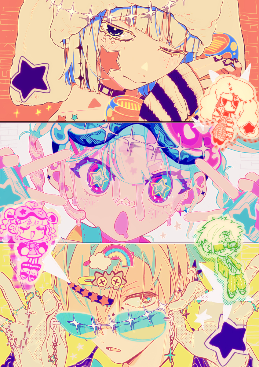 This is a pixiv picture whose title is ★☆Starcore☆★.