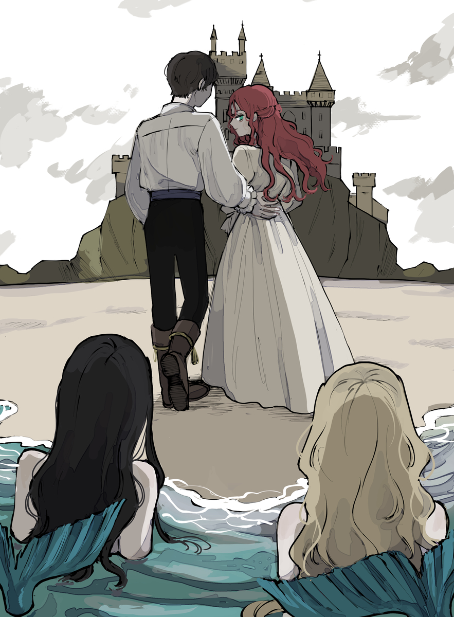 This is a pixiv picture whose title is 人魚姫のエピローグ.