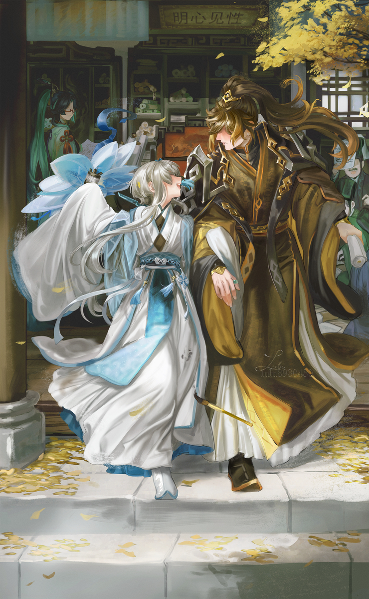 This is a pixiv picture whose title is 会議は後回し.