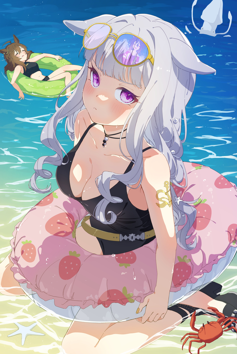 This is a pixiv picture whose title is カナヅチ🚢ちゃん.