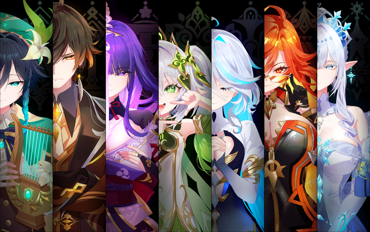 This is a pixiv picture whose title is THE SEVEN ARCHONS.
