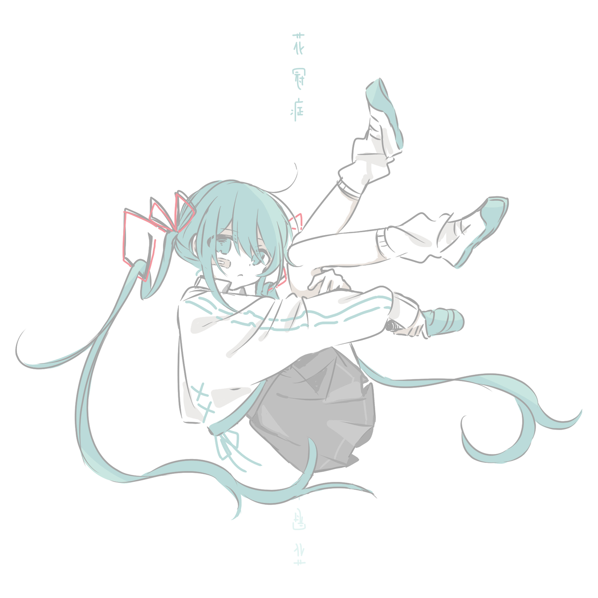 This is a pixiv picture whose title is 花冠症.