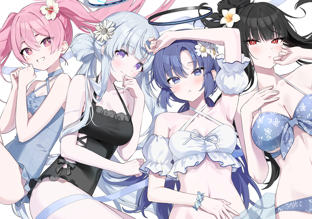 This is a pixiv picture whose title is 水着セミナー.