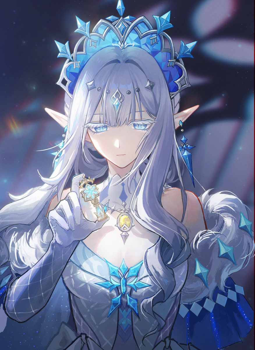 This is a pixiv picture whose title is 冰之女皇.