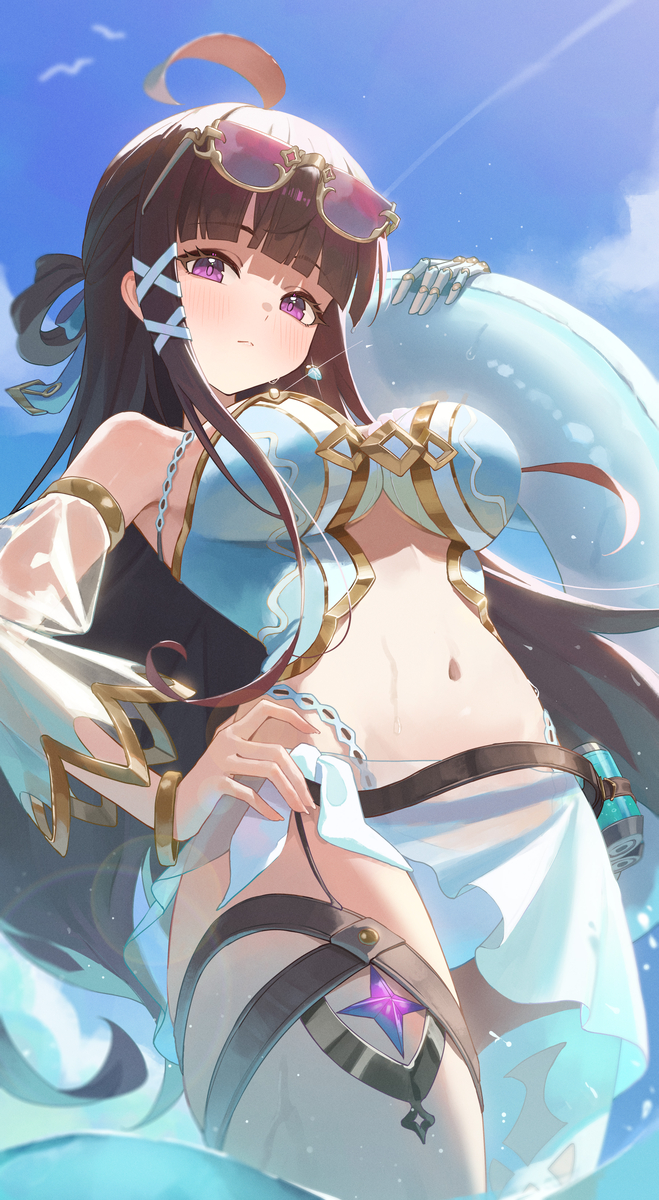 This is a pixiv picture whose title is 🛟.