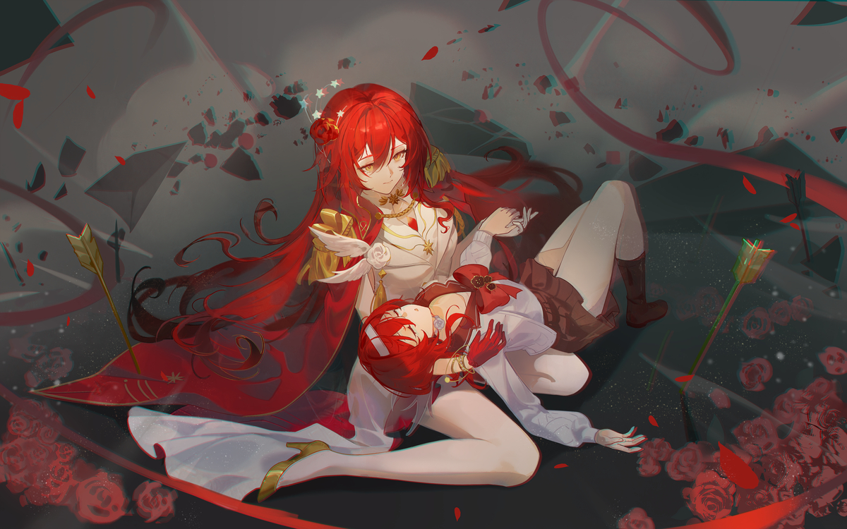 This is a pixiv picture whose title is 姬子 启行.
