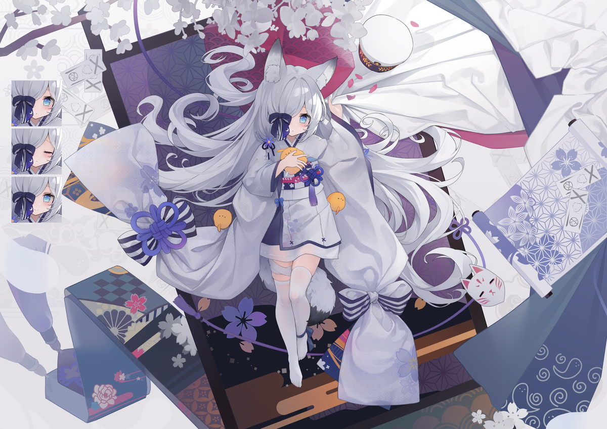 This is a pixiv picture whose title is 👻.