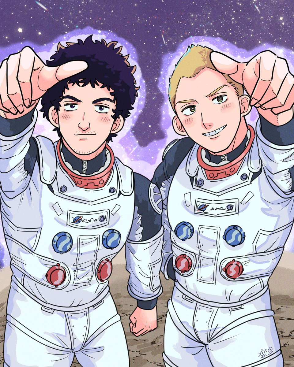 This is a pixiv picture whose title is 【FA】宇宙兄弟完結、っ……！；；；；；；；；；；；；；；；；；.