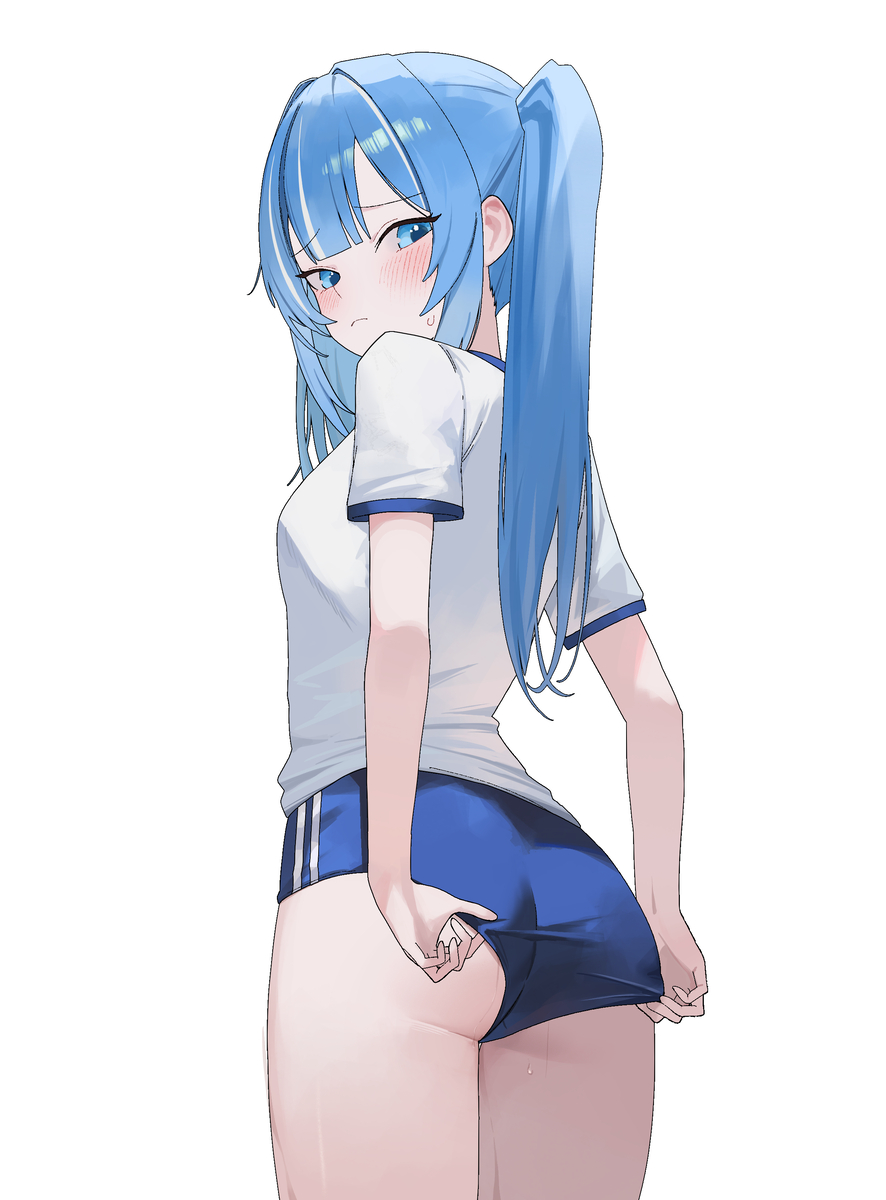 This is a pixiv picture whose title is 🩵🩵.