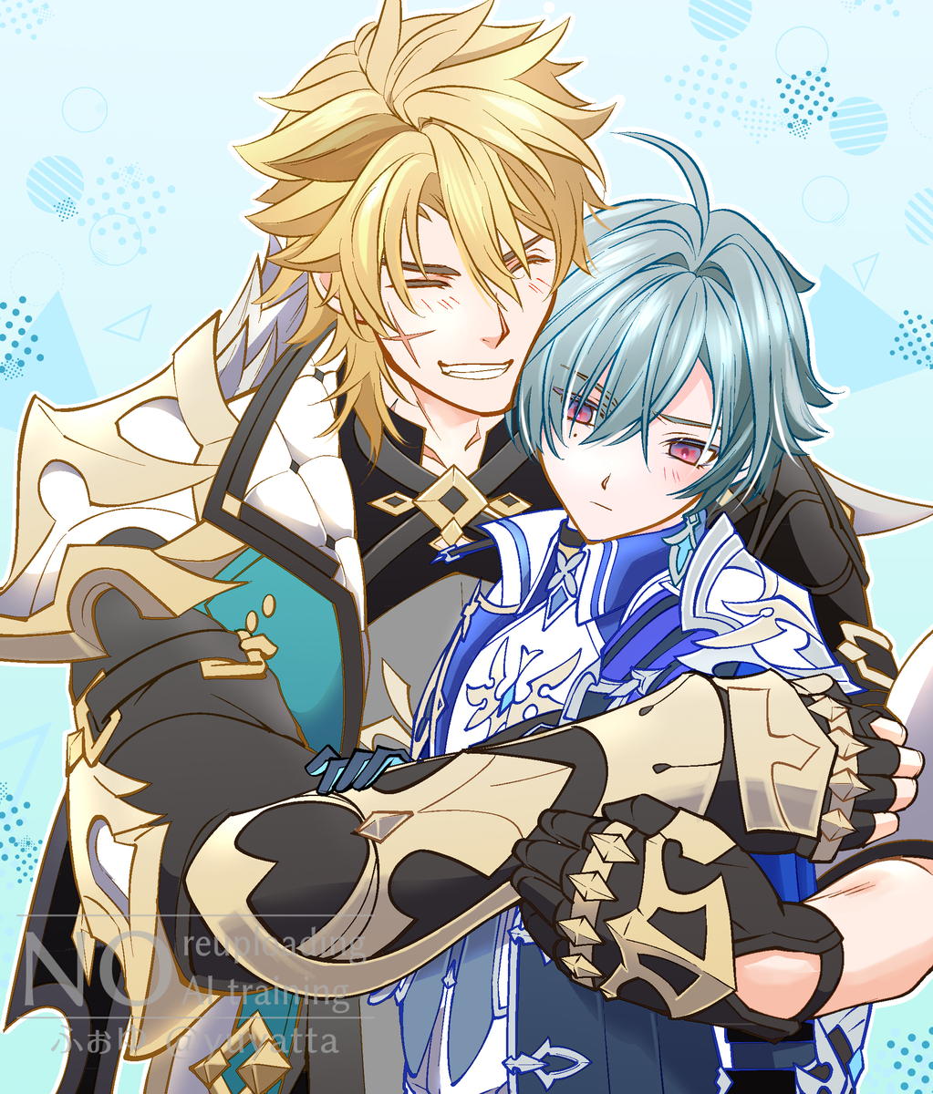 This is a pixiv picture whose title is ファルカとローエン.