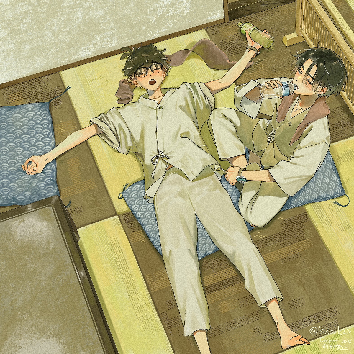 This is a pixiv picture whose title is ひとやすみ.