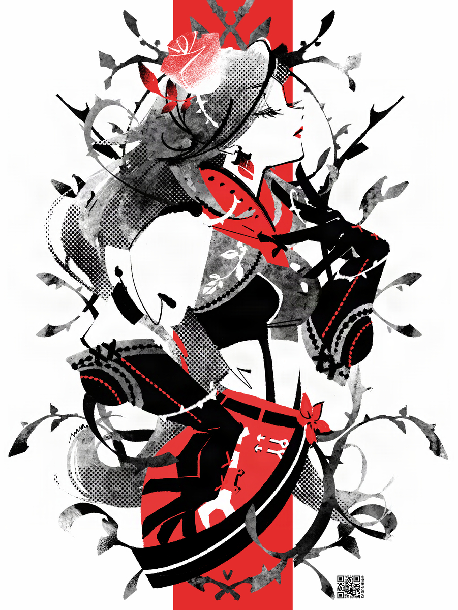 This is a pixiv picture whose title is 【お仕事】Rosalie.