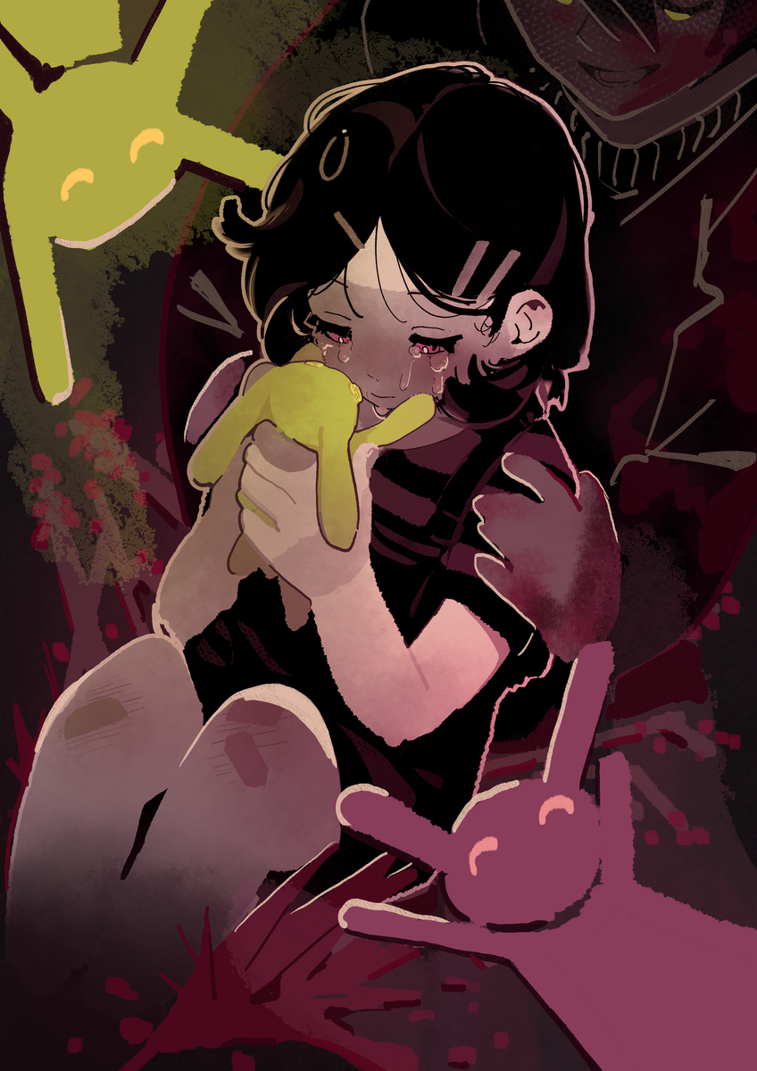 This is a pixiv picture whose title is Sad Leyley.