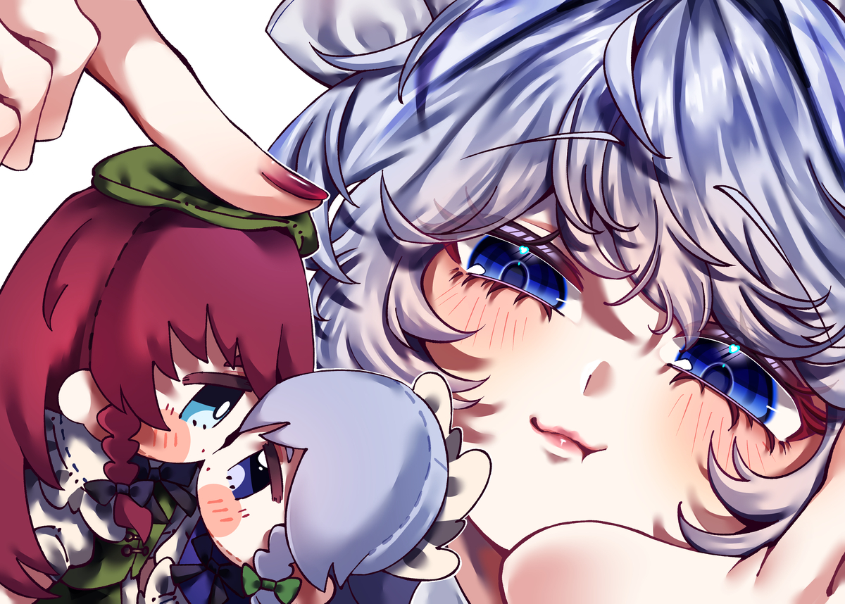 This is a pixiv picture whose title is 予行練習.