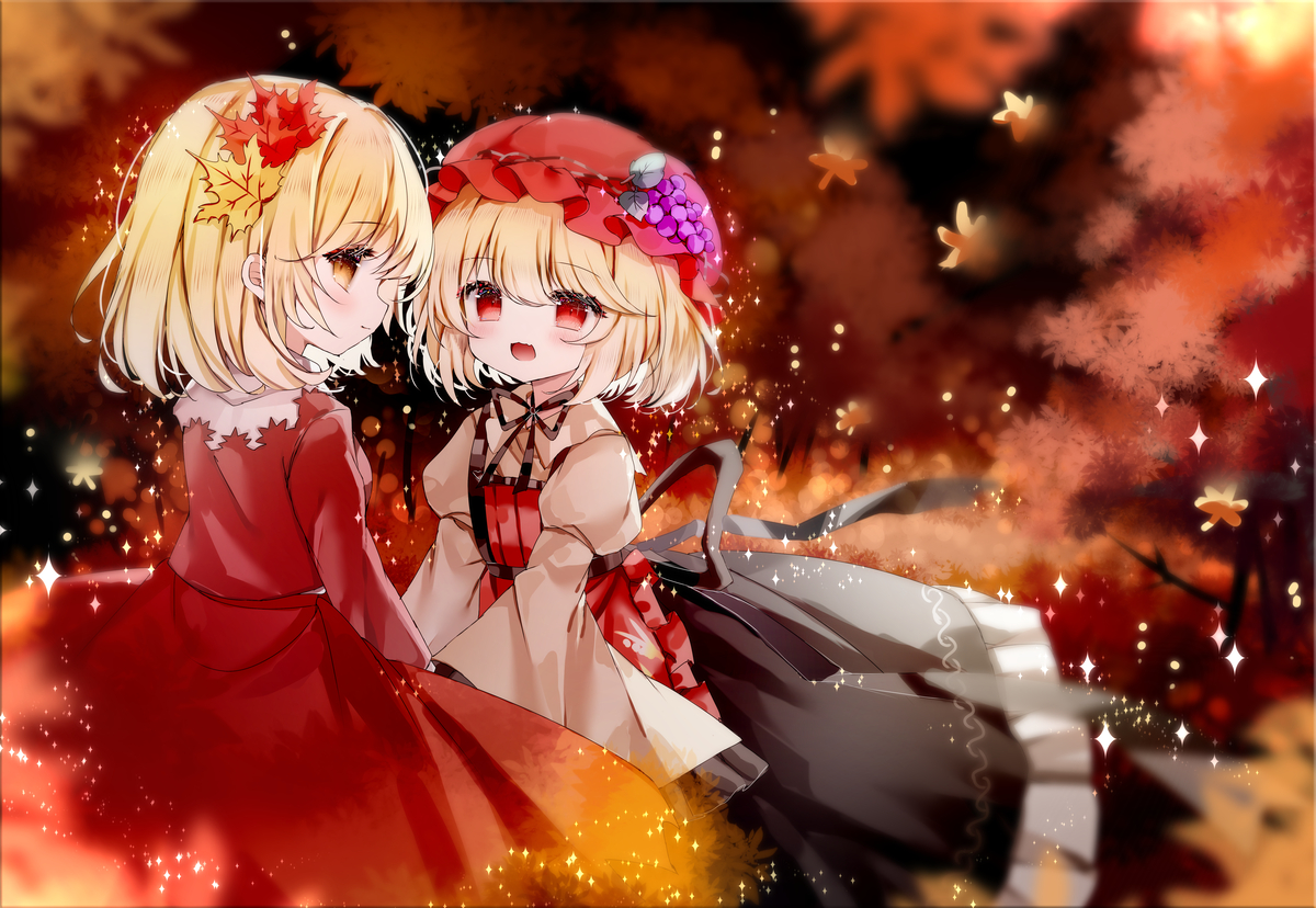 This is a pixiv picture whose title is 秋.