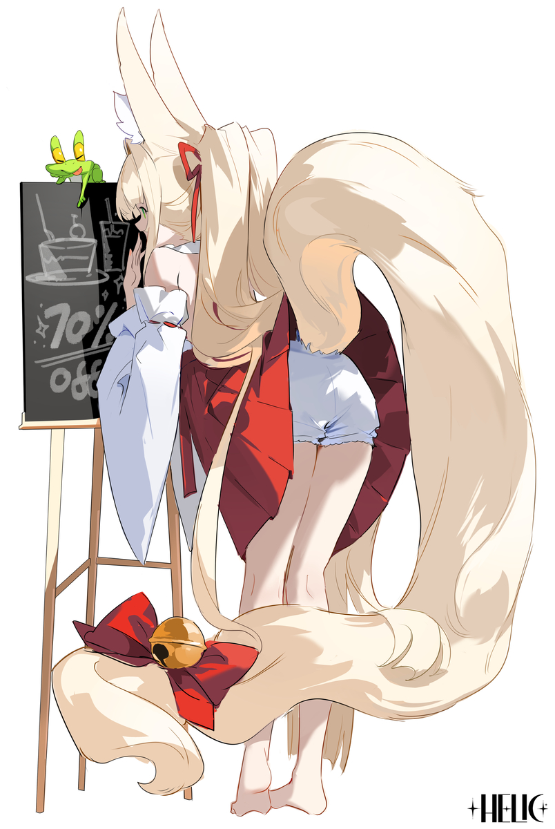 This is a pixiv picture whose title is 蛙蛙说这家店100分！.