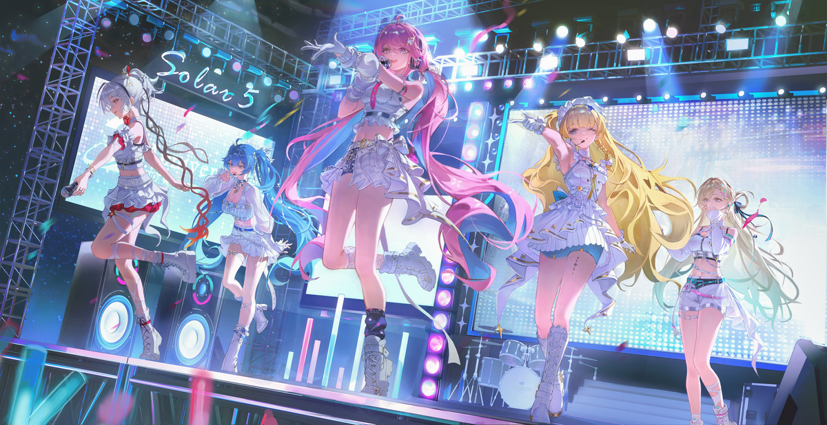 This is a pixiv picture whose title is 你是谁！？请支持Solar5善良水蜜桃！！.