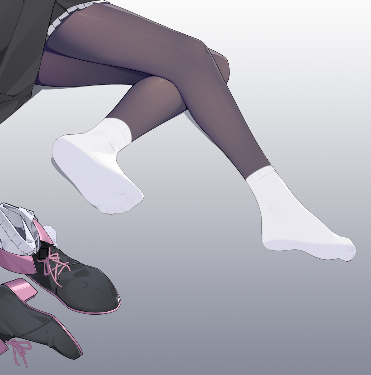 This is a pixiv picture whose title is ？！腿腿？！.