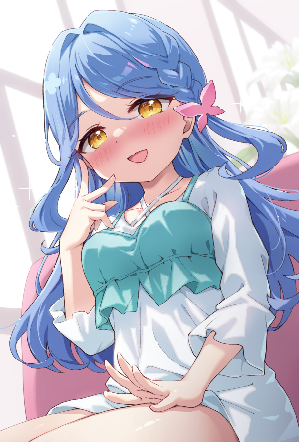 This is a pixiv picture whose title is 帆羽くれあ.