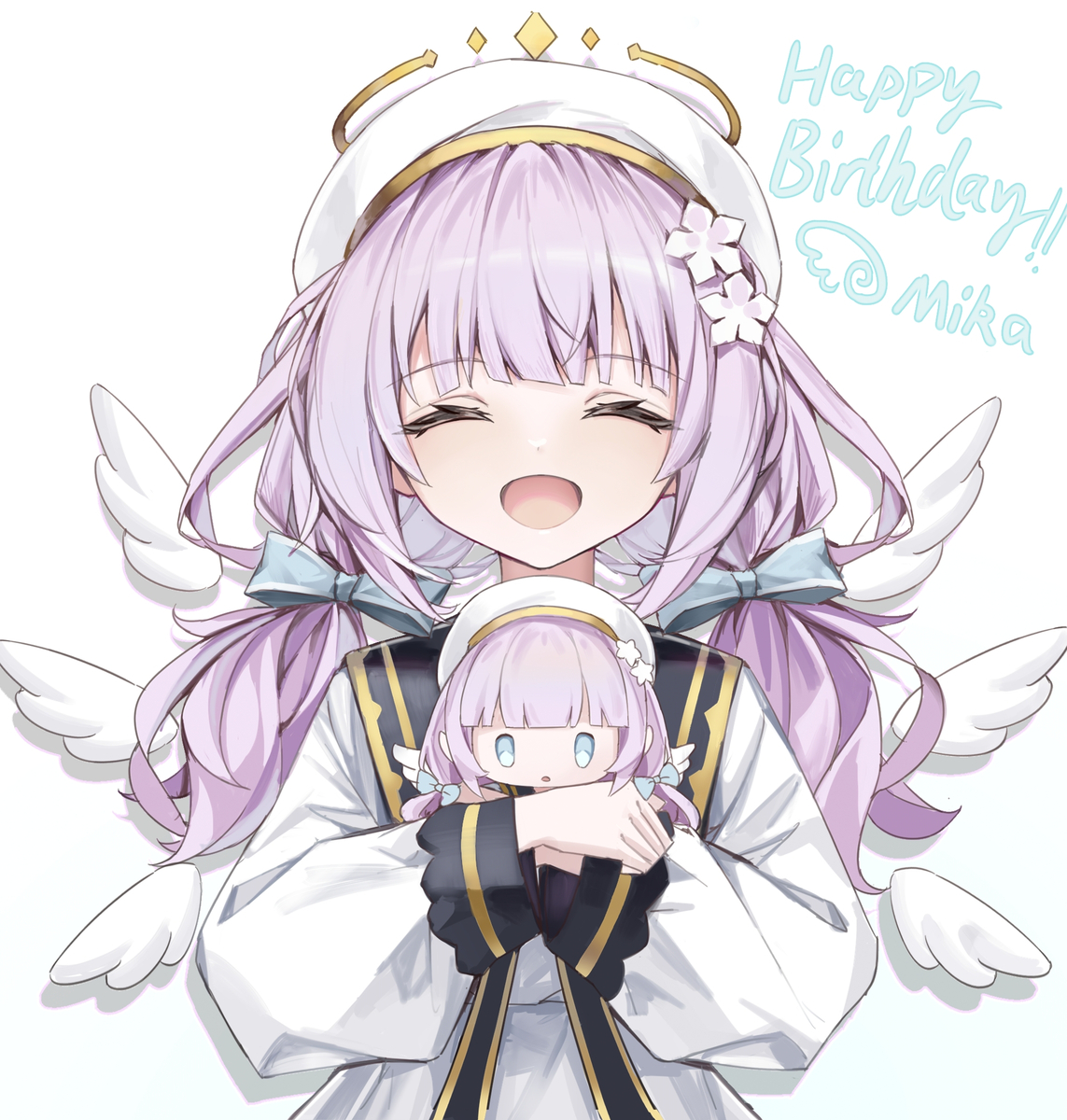 This is a pixiv picture whose title is happy birthday ミカ.