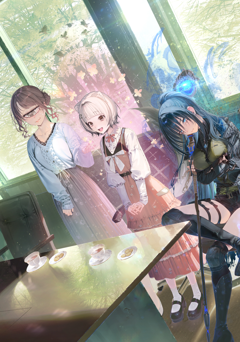 This is a pixiv picture whose title is 『崩壊世界の魔法杖職人3』.