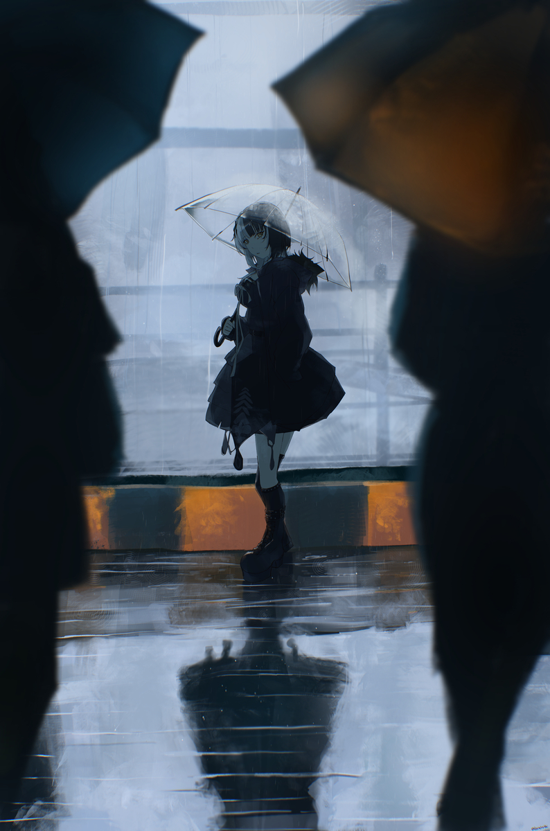 This is a pixiv picture whose title is Rain.